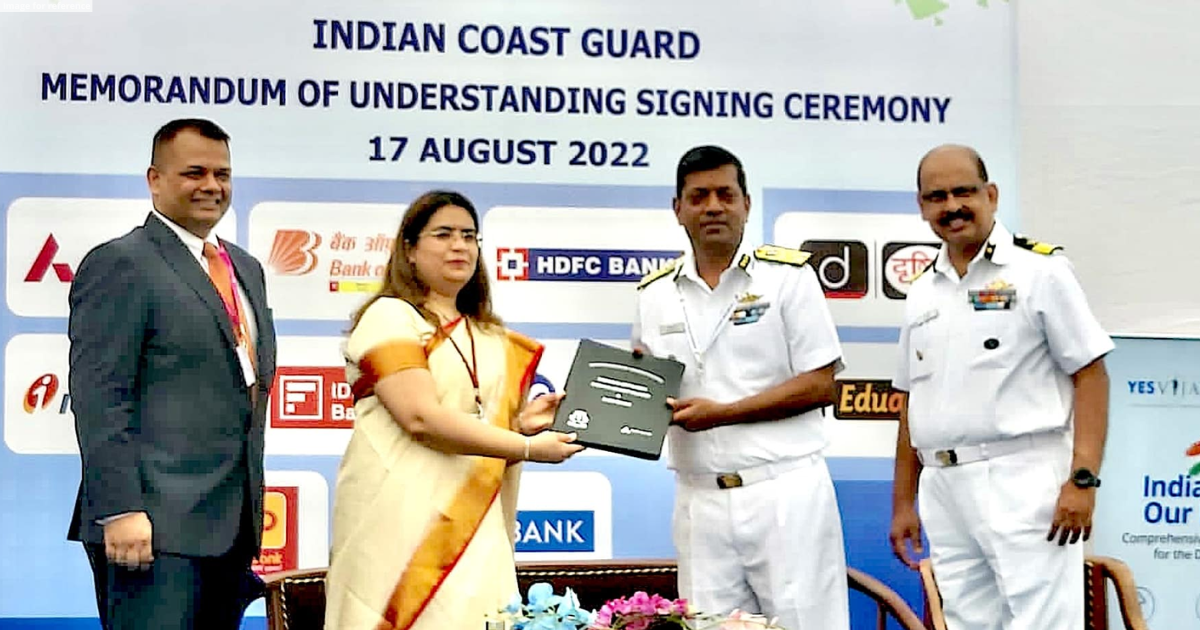 Indian Coast Guard signs MoU with 8 banks including IDFC First